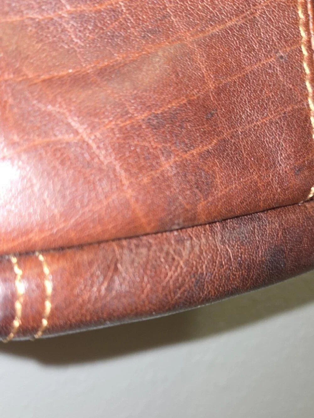 Jack Georges Classic Brown Leather Crossbody Bag for Men